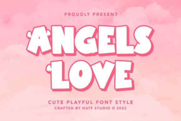 Angels Love: A Charming Display Font for Creative Projects