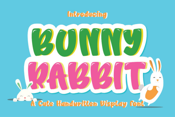 Bunny Rabbit Font: Bubbly Display Typography for Creative Projects