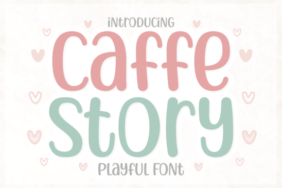 Caffe Story: A Playful Display Font for Creative Projects