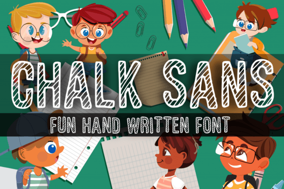 Chalk Sans: The Playful Display Font for Creative Projects
