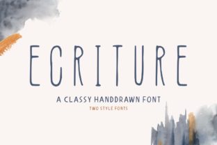 Discover Ecriture: A Raw, Unfiltered Font for Authentic Design
