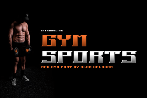 Discover Gym Sports: A Bold Display Font for Modern Designs