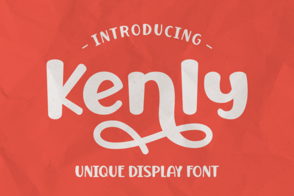 Discover Kenly: A Friendly Display Font with Captivating Swashes
