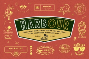Harbour: A Vintage Inspired Display Typeface