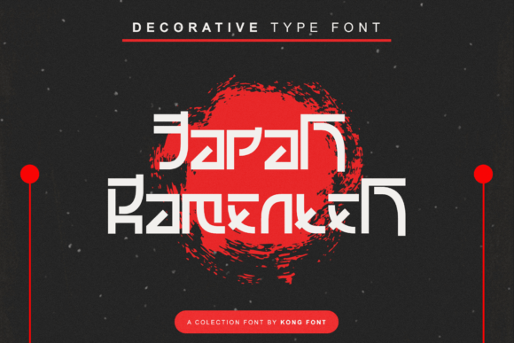 Japan Ramenten: A Modern Japanese-Inspired Display Font