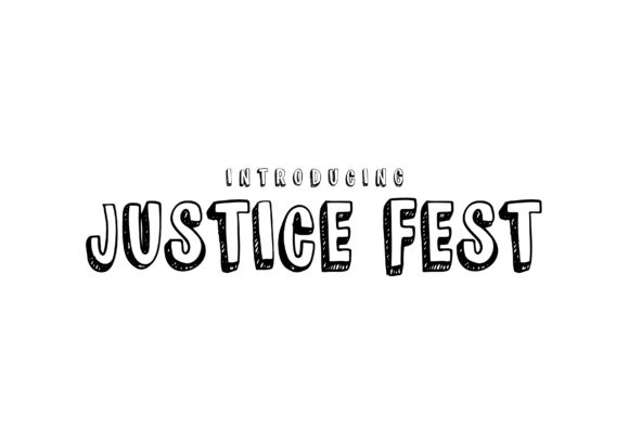 Justice Fest: A Street-Styled Display Font for Creative Projects
