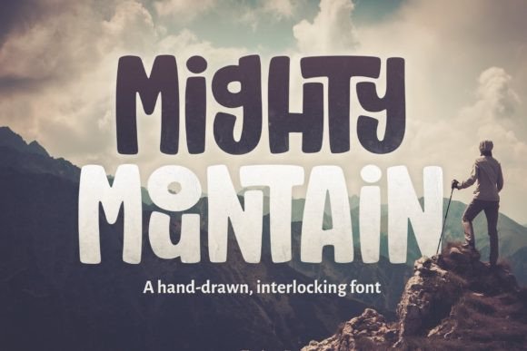Mighty Mountain: A Hand-Drawn Display Typeface