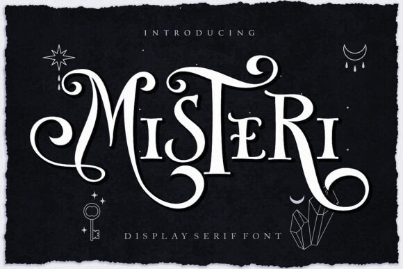 Misteri: A Font of Elegant Mystery and Creative Versatility