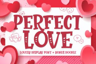 Perfect Love: A Charming Display Font for Romantic Designs