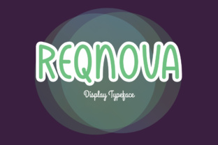 Reqnova: A Handcrafted Font for Whimsical Designs