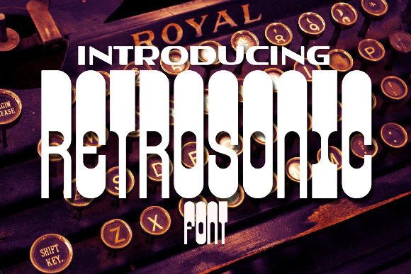 Retrosonic: A Playful and Versatile Display Font