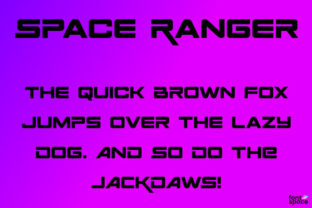 Space Ranger: A Sleek Font for Modern Design