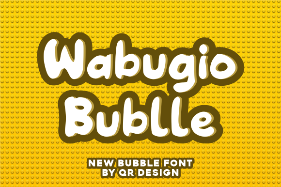 Wabugio Bublle: A Playful Font for Creative Projects