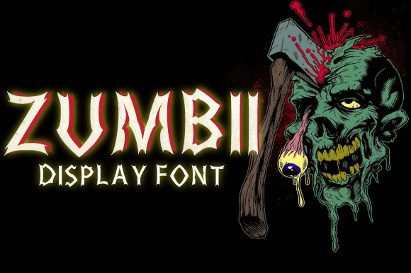 Zumbii: A Playful Spooky Font for Creative Projects